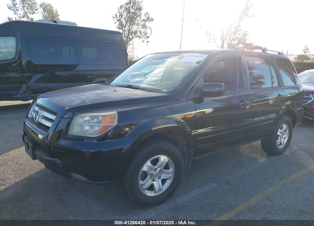 2008 HONDA PILOT VP VIN: 5FNYF28268B026005