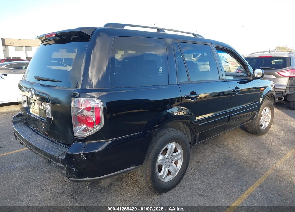 2008 HONDA PILOT VP VIN: 5FNYF28268B026005