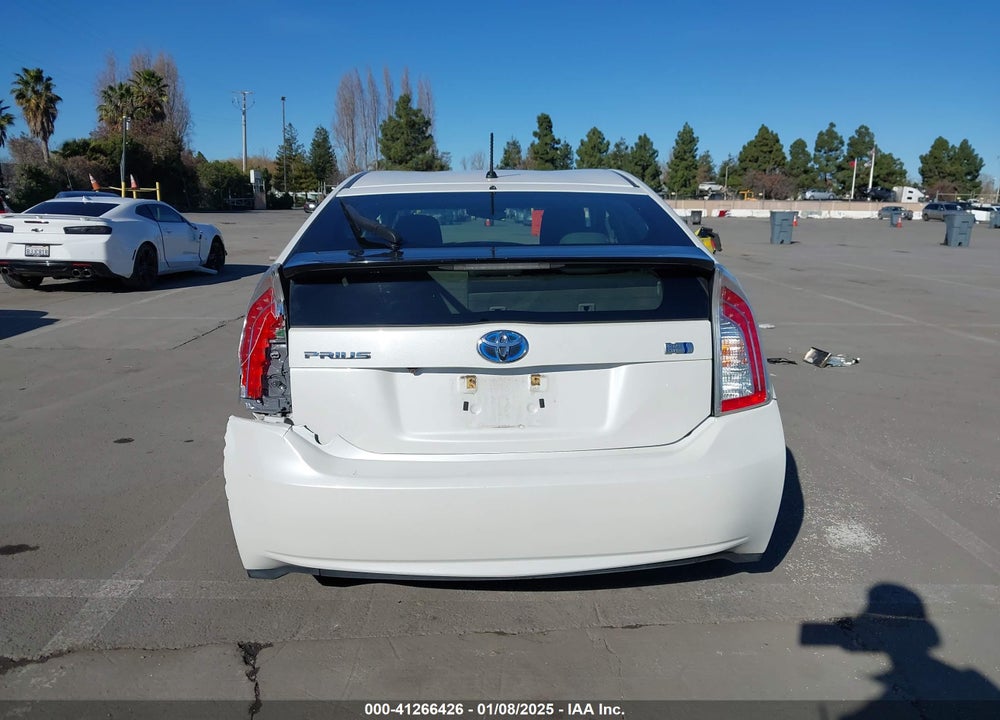 2012 TOYOTA PRIUS TWO VIN: JTDKN3DU6C5522440