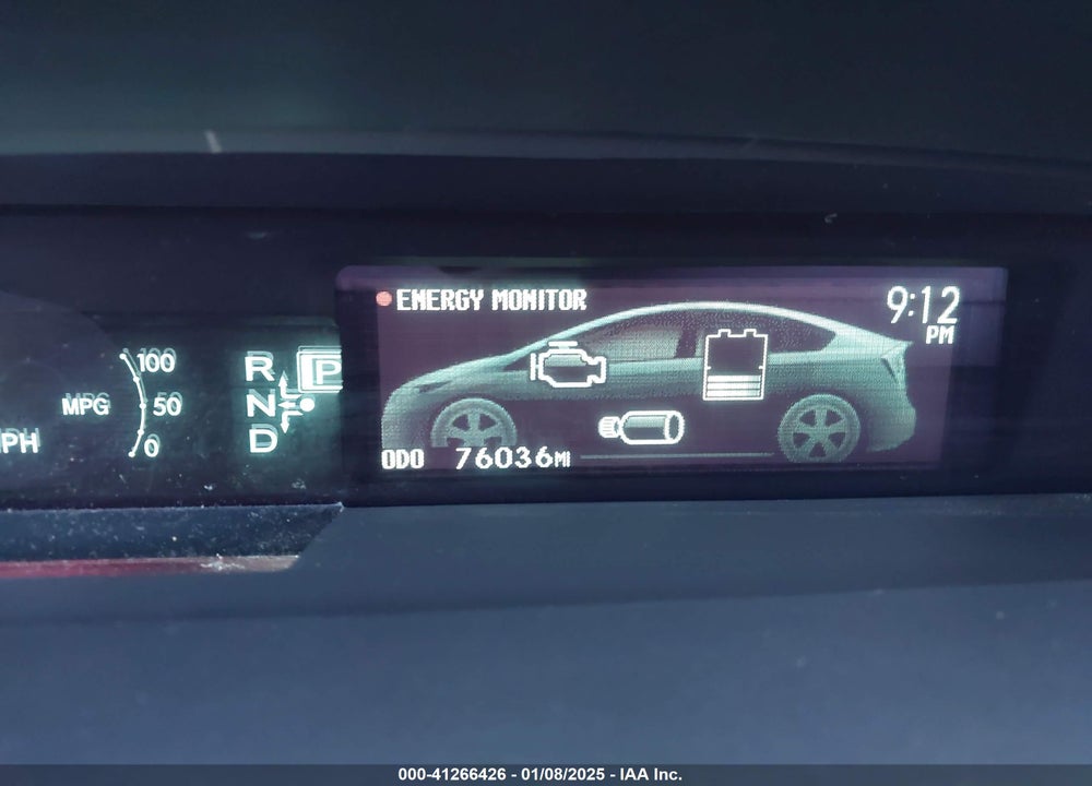2012 TOYOTA PRIUS TWO VIN: JTDKN3DU6C5522440