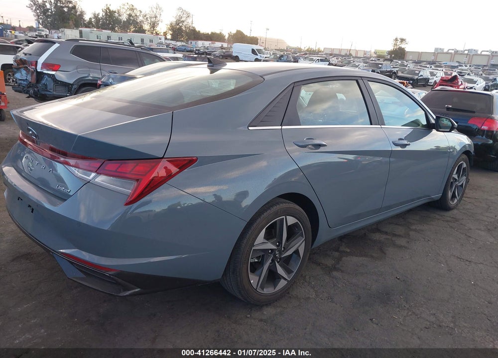 2022 HYUNDAI ELANTRA LIMITED VIN: KMHLP4AG3NU341142