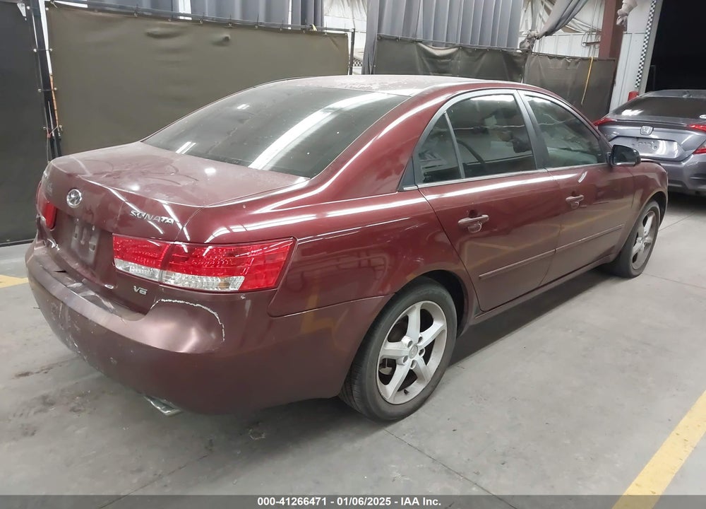 2007 HYUNDAI SONATA LIMITED/SE V6 VIN: 5NPEU46F47H214578