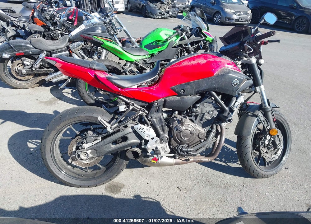 2017 YAMAHA FZ07A C VIN: JYARM20Y6HA000115