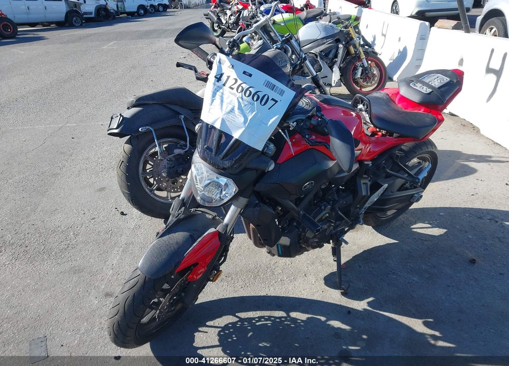 2017 YAMAHA FZ07A C VIN: JYARM20Y6HA000115