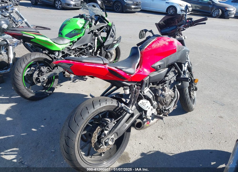 2017 YAMAHA FZ07A C VIN: JYARM20Y6HA000115