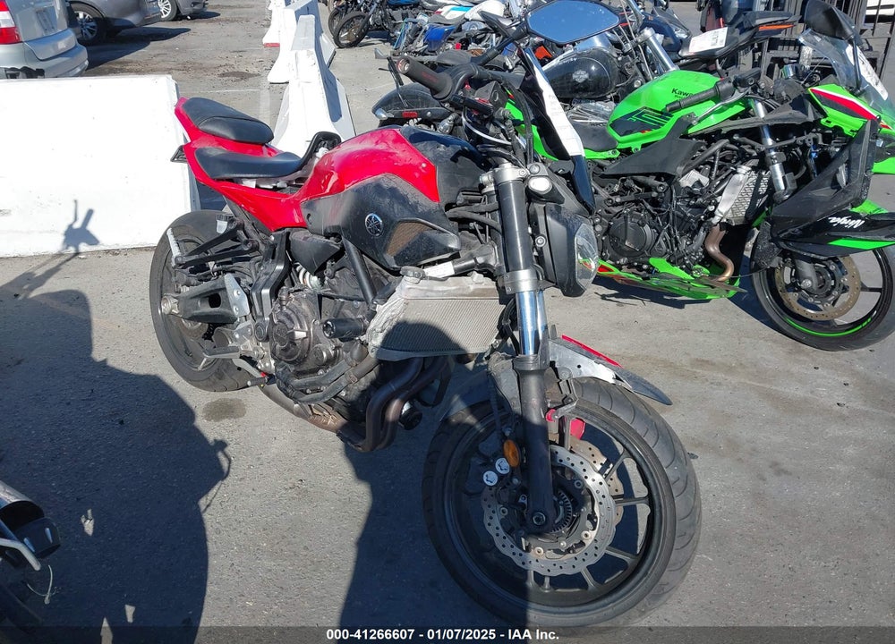 2017 YAMAHA FZ07A C VIN: JYARM20Y6HA000115