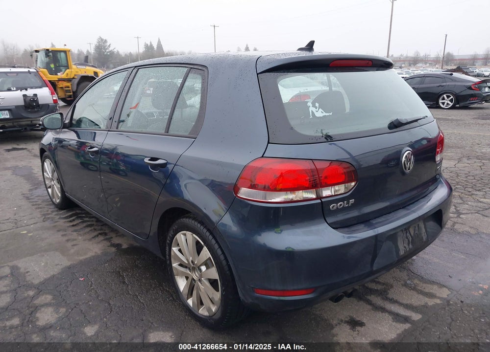 2013 VOLKSWAGEN GOLF 2.0L TDI 4-DOOR VIN: WVWNM7AJ0DW061426