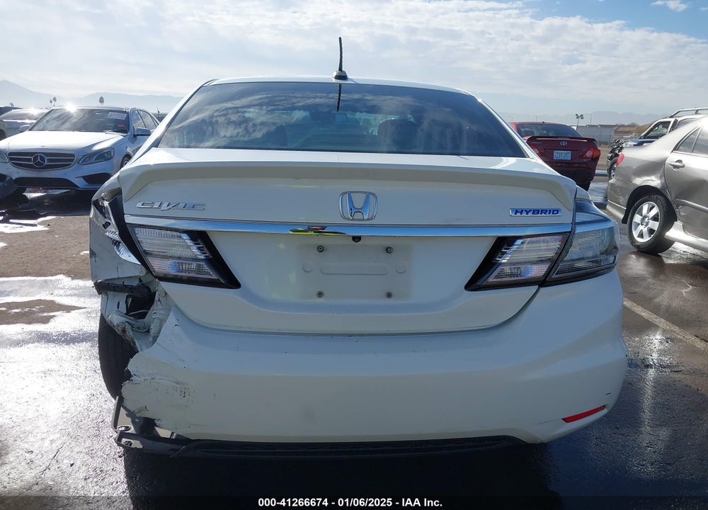 2014 HONDA CIVIC HYBRID VIN: 19XFB4F25EE001213