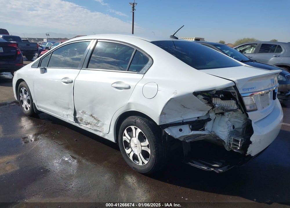 2014 HONDA CIVIC HYBRID VIN: 19XFB4F25EE001213