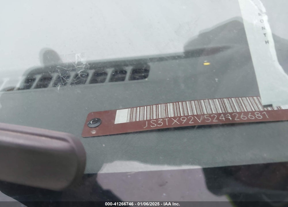 2002 SUZUKI XL-7 VIN: JS3TX92V524126681
