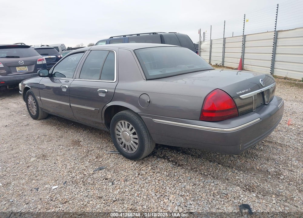 2007 MERCURY GRAND MARQUIS LS VIN: 2MEFM75V47X640136