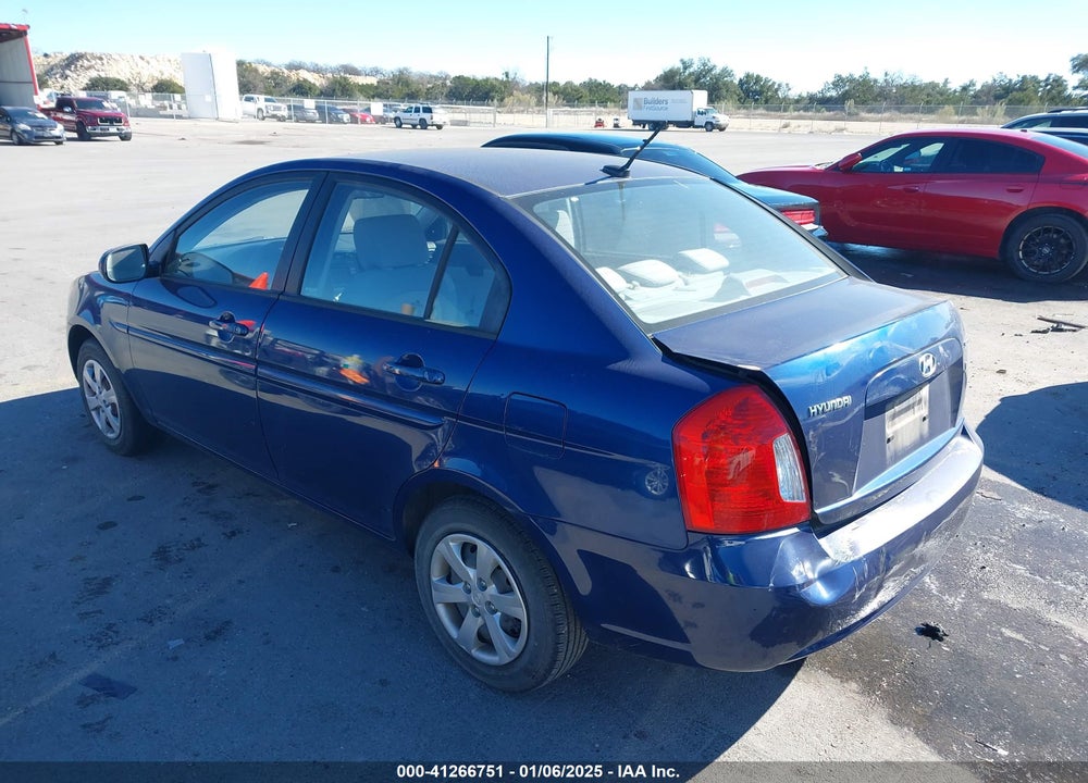 2011 HYUNDAI ACCENT GLS VIN: KMHCN4AC3BU616667