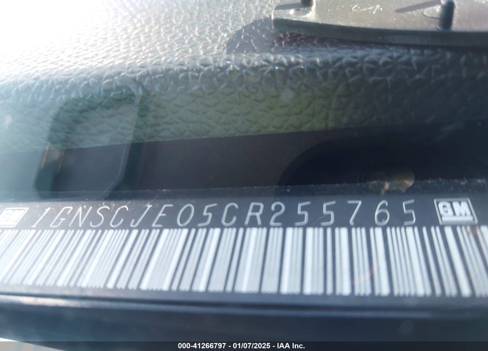 2012 CHEVROLET SUBURBAN 1500 LT VIN: 1GNSCJE05CR255765