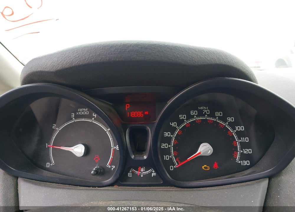 2012 FORD FIESTA S VIN: 3FADP4AJ0CM221973