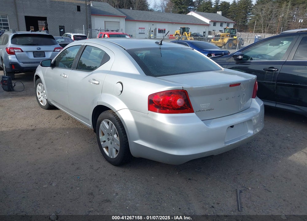 2012 DODGE AVENGER SE VIN: 1C3CDZAB0CN122701
