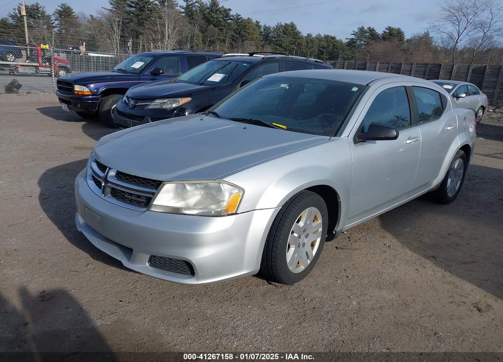 2012 DODGE AVENGER SE VIN: 1C3CDZAB0CN122701