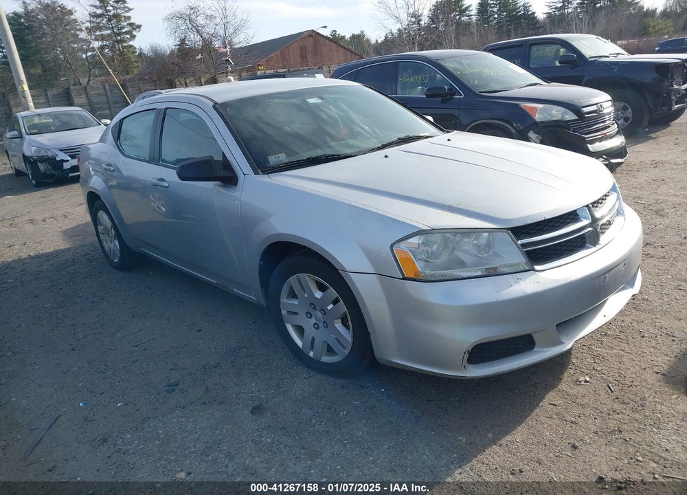 2012 DODGE AVENGER SE VIN: 1C3CDZAB0CN122701
