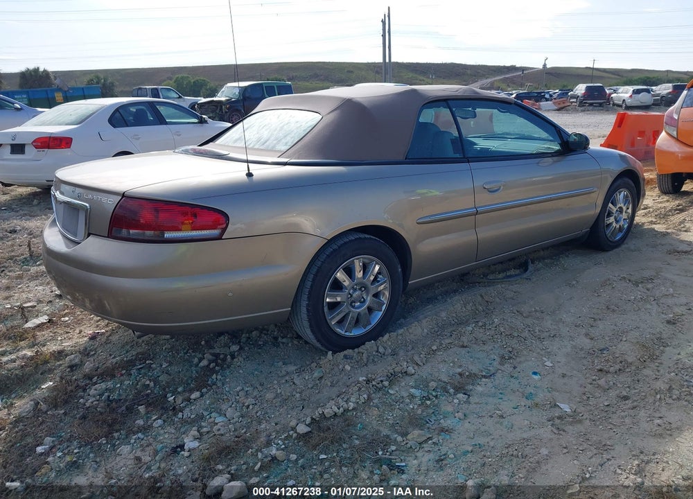 2004 CHRYSLER SEBRING LIMITED VIN: 1C3EL65R94N120058
