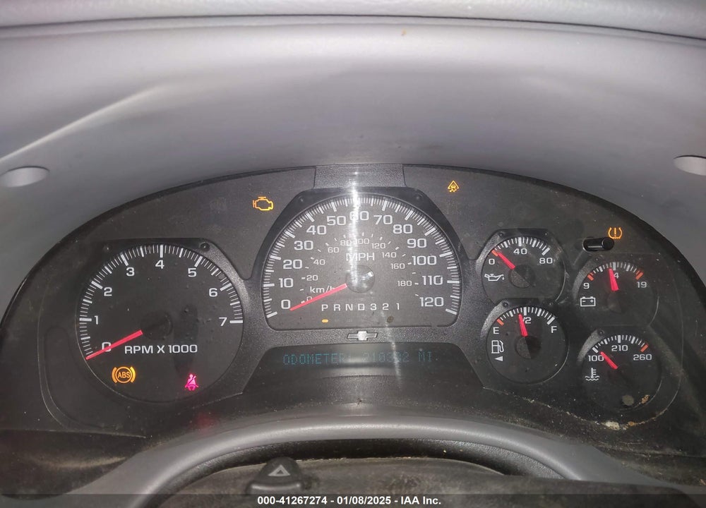 2008 CHEVROLET TRAILBLAZER LT VIN: 1GNDT13S782160394