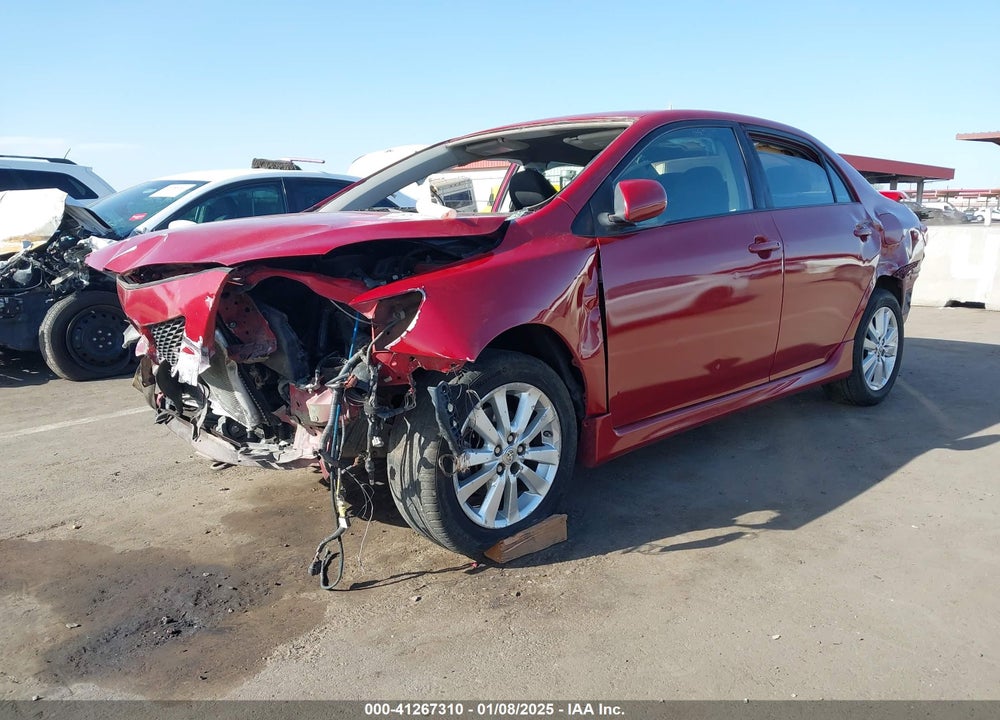 2010 TOYOTA COROLLA S VIN: 2T1BU4EE9AC500688