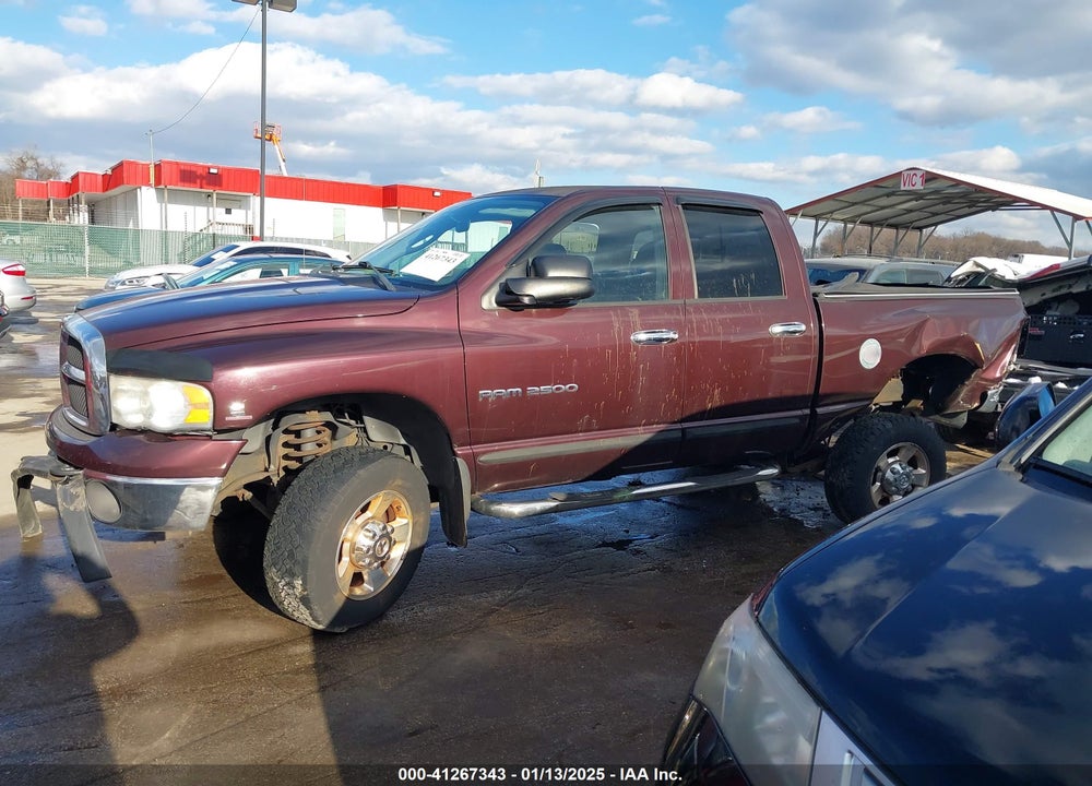 2005 DODGE RAM 2500 SLT/LARAMIE VIN: 3D7KS28C35G822166