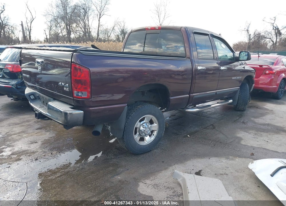 2005 DODGE RAM 2500 SLT/LARAMIE VIN: 3D7KS28C35G822166