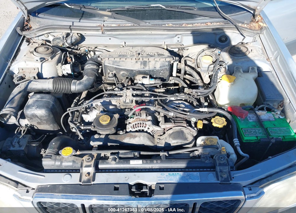2002 SUBARU FORESTER L VIN: JF1SF63512H746503