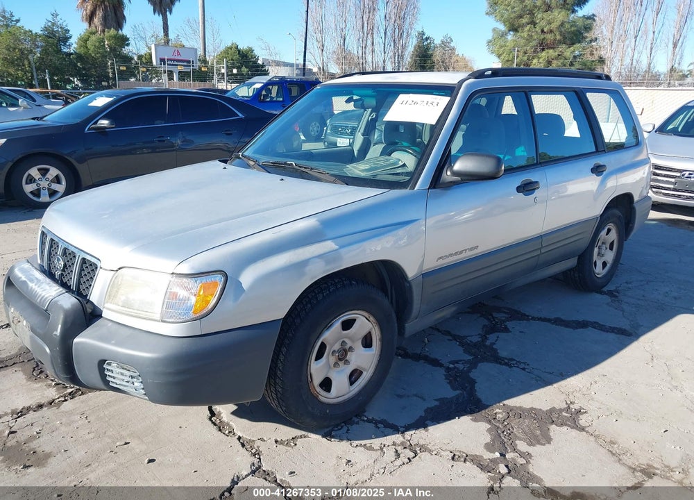 2002 SUBARU FORESTER L VIN: JF1SF63512H746503