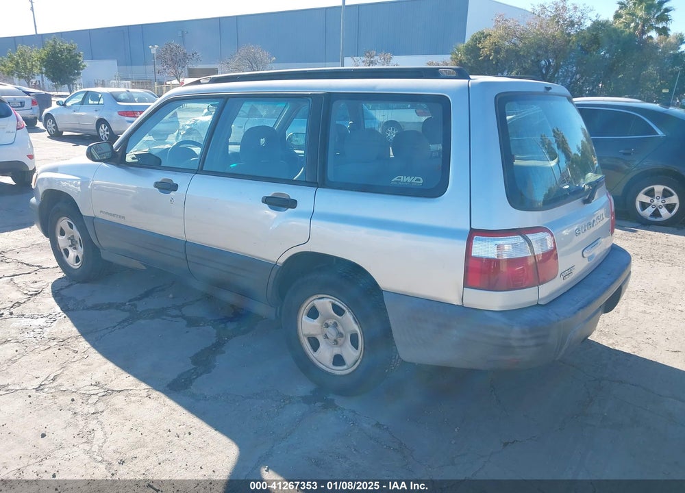 2002 SUBARU FORESTER L VIN: JF1SF63512H746503