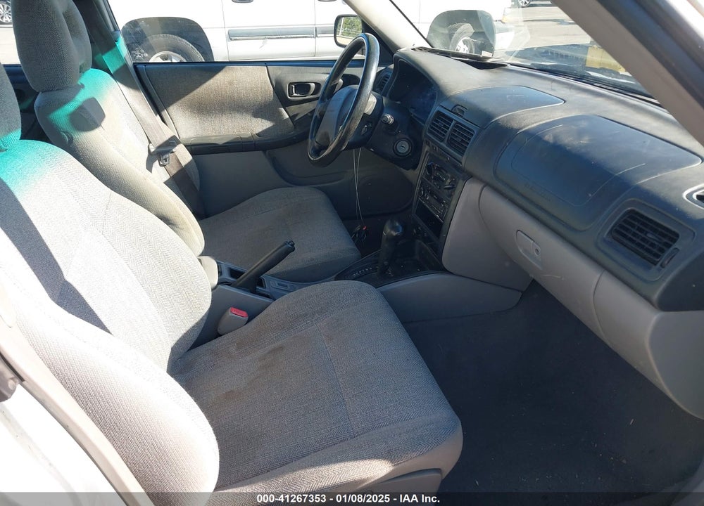 2002 SUBARU FORESTER L VIN: JF1SF63512H746503