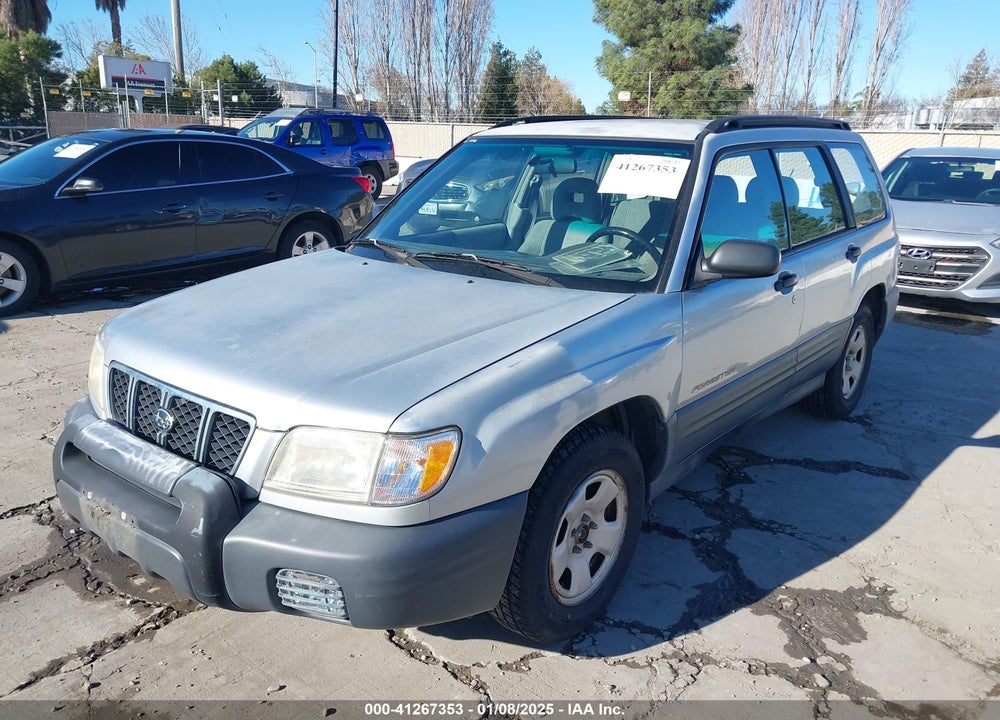 2002 SUBARU FORESTER L VIN: JF1SF63512H746503