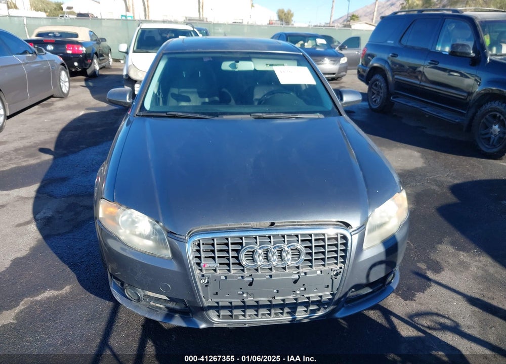 2008 AUDI A4 2.0T/2.0T SPECIAL EDITION VIN: WAUAF78E28A131378
