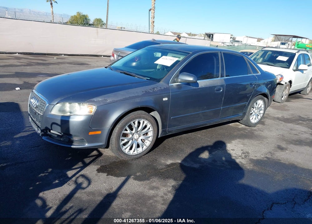 2008 AUDI A4 2.0T/2.0T SPECIAL EDITION VIN: WAUAF78E28A131378