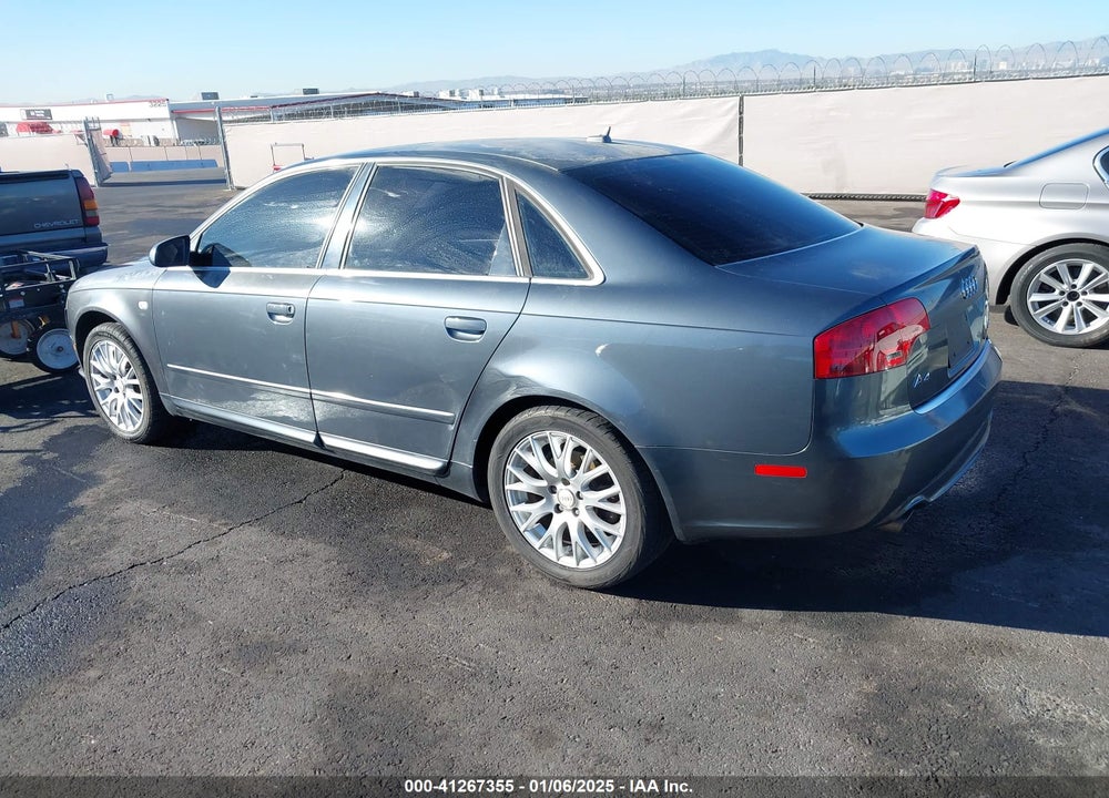 2008 AUDI A4 2.0T/2.0T SPECIAL EDITION VIN: WAUAF78E28A131378