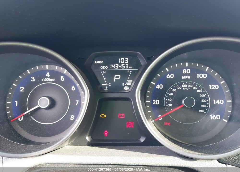 2013 HYUNDAI ELANTRA GLS VIN: 5NPDH4AE3DH155906