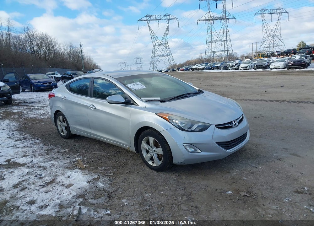 2013 HYUNDAI ELANTRA GLS VIN: 5NPDH4AE3DH155906