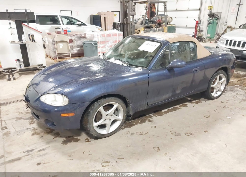 2002 MAZDA MX-5 MIATA CLOTH/LS/SE VIN: JM1NB353320228386