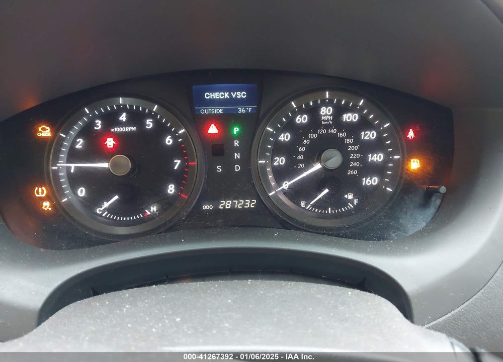 2007 LEXUS ES 350 VIN: JTHBJ46G172114216