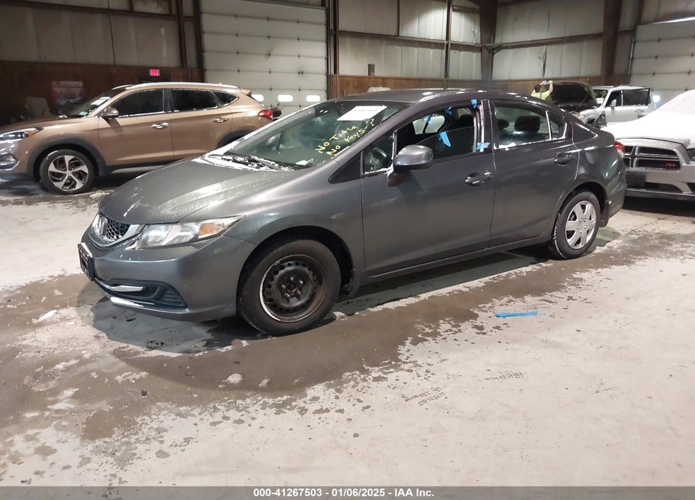 2013 HONDA CIVIC LX VIN: 2HGFB2F5XDH532488
