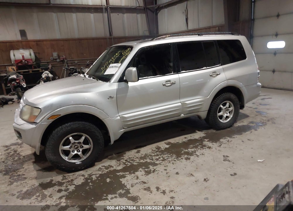 2002 MITSUBISHI MONTERO LIMITED VIN: JA4MW51R02J016667
