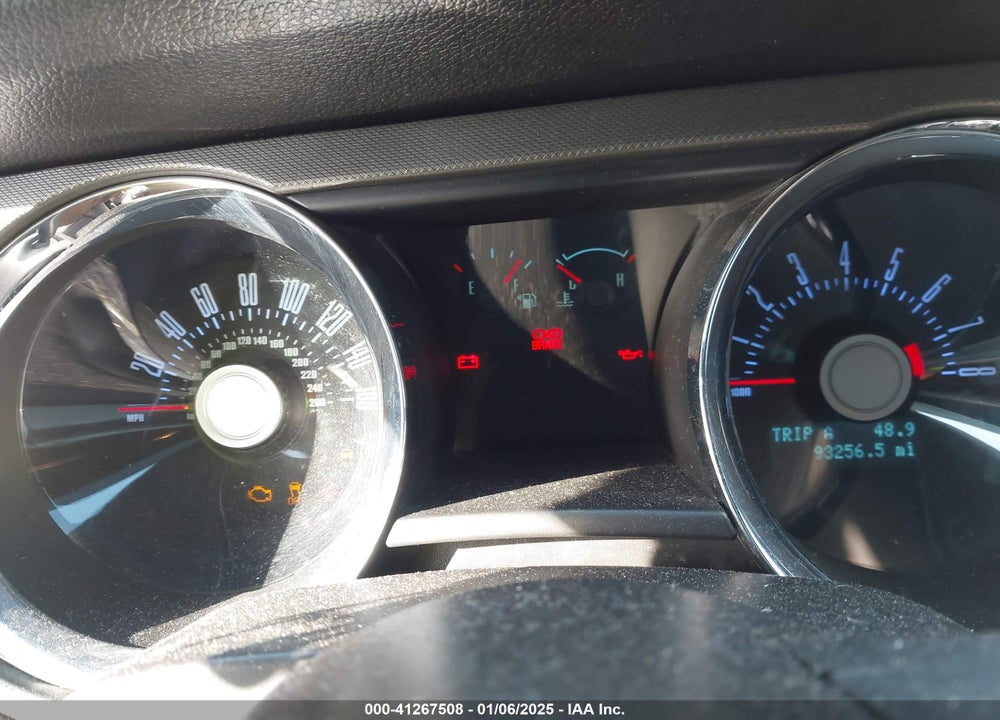 2012 FORD MUSTANG VIN: 1ZVBP8AM1C5280133