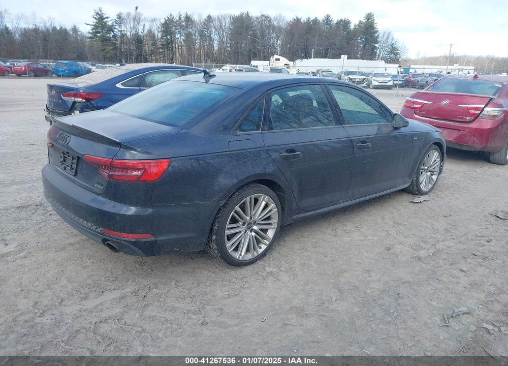 2017 AUDI A4 2.0T PREMIUM VIN: WAUFNBF40HN040558