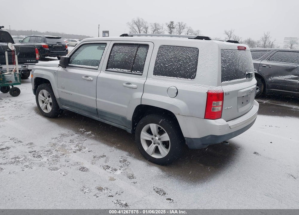 2011 JEEP PATRIOT VIN: 1J4NF4GB4BD165266
