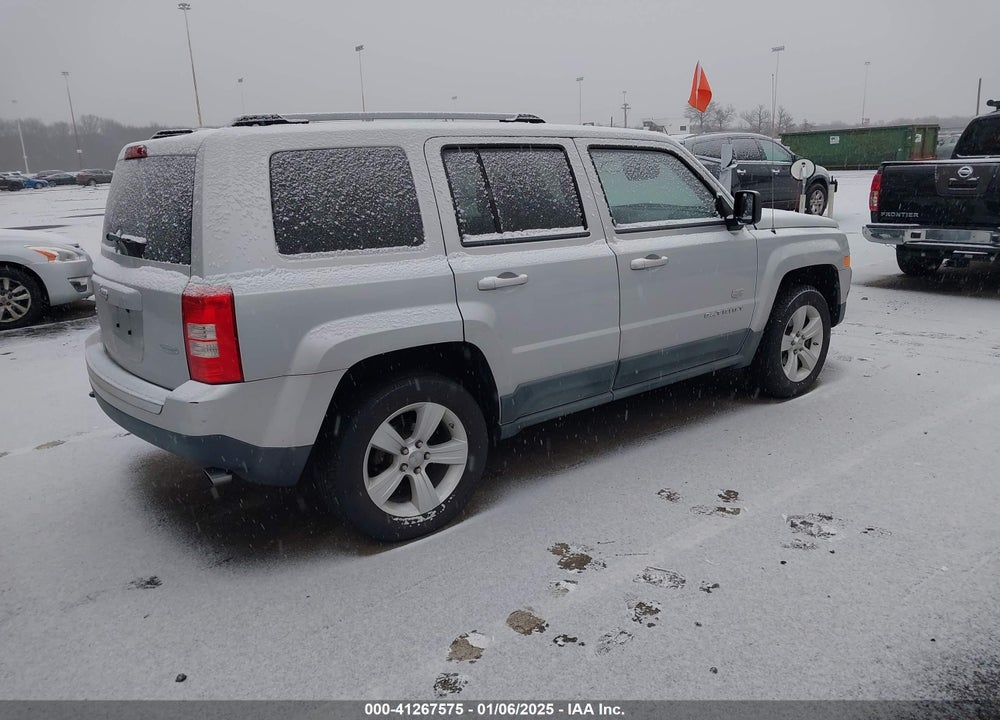 2011 JEEP PATRIOT VIN: 1J4NF4GB4BD165266