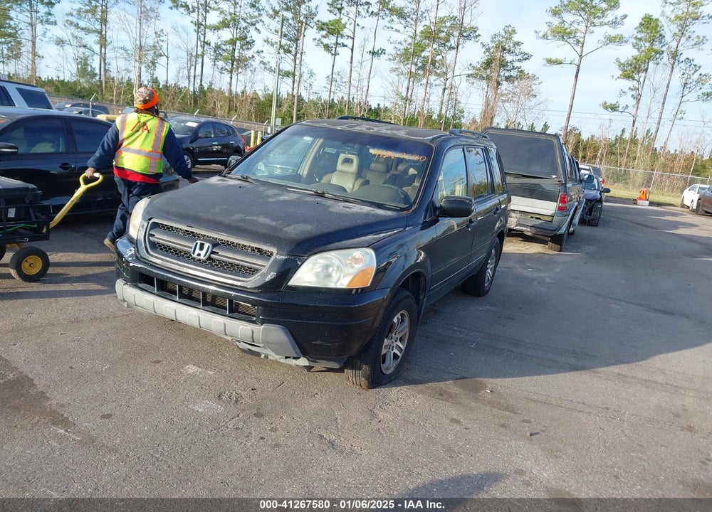 2004 HONDA PILOT EX VIN: 5FNYF184X4B001596
