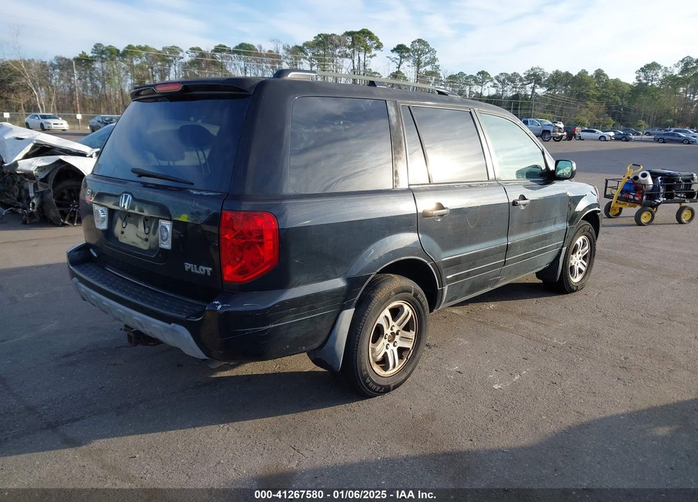 2004 HONDA PILOT EX VIN: 5FNYF184X4B001596