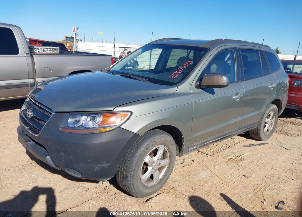 2008 HYUNDAI SANTA FE GLS VIN: 5NMSG13D58H208718