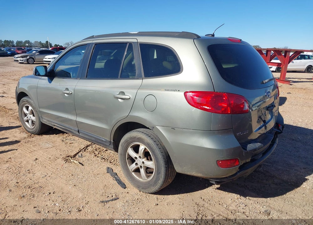 2008 HYUNDAI SANTA FE GLS VIN: 5NMSG13D58H208718