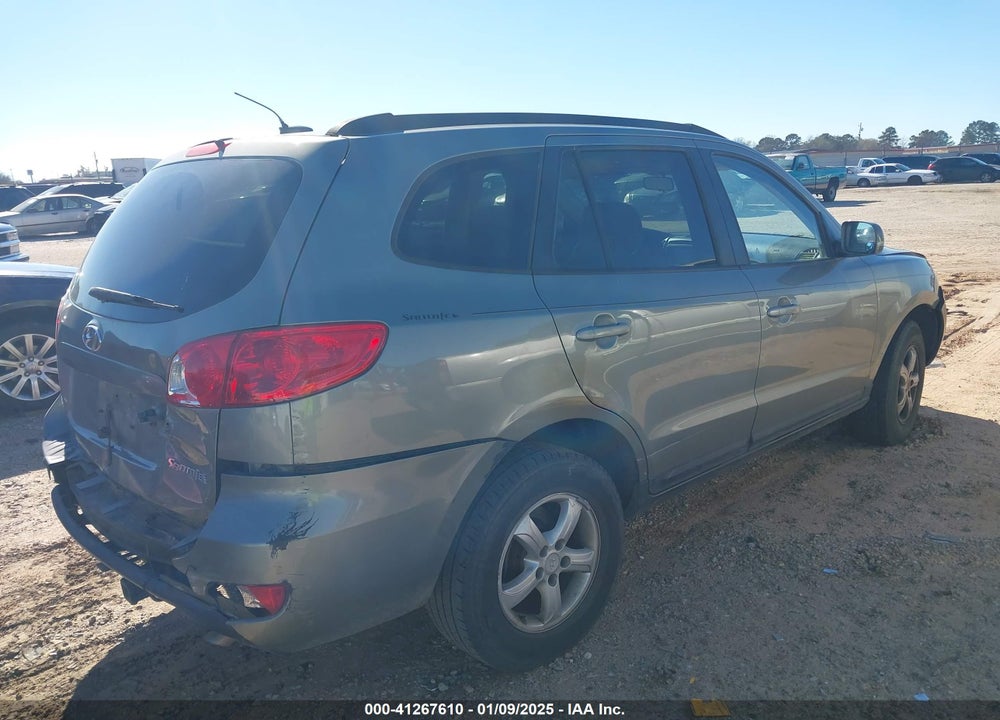 2008 HYUNDAI SANTA FE GLS VIN: 5NMSG13D58H208718