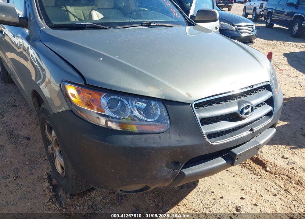 2008 HYUNDAI SANTA FE GLS VIN: 5NMSG13D58H208718